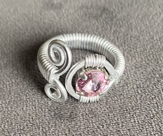 Ring Swarovski Light Amethyst Ring Swarovski Light Amethyst